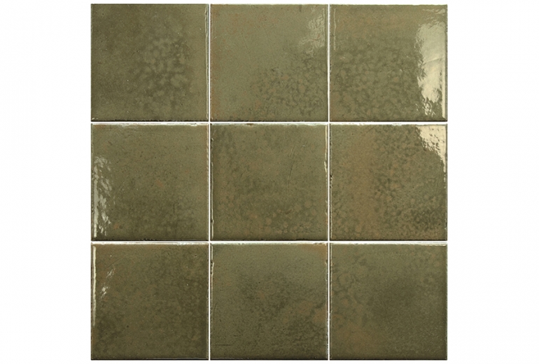 Bohemian Bronze Green Gloss 10x10