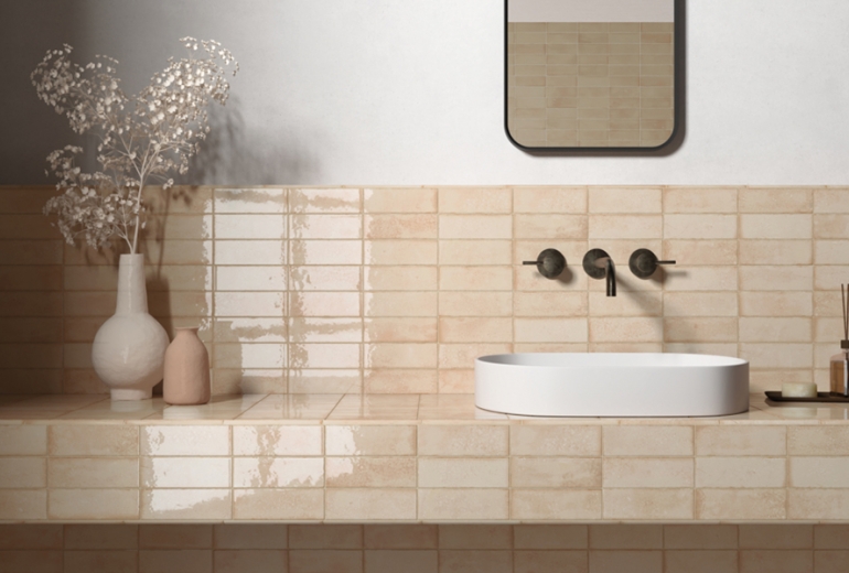 Bohemian Peach Gloss 6x18,6