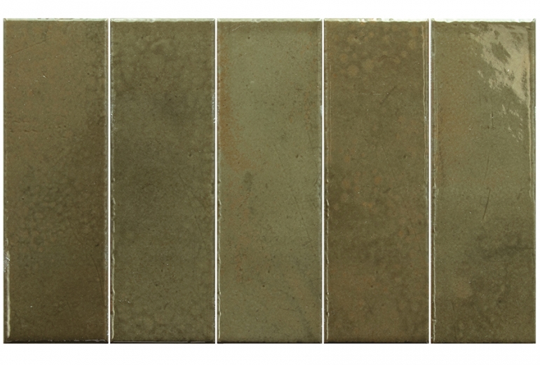 Bohemian Bronze Green Gloss 6x18,6
