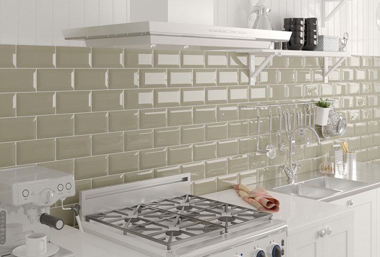 Metrotiles olive gloss 10x20