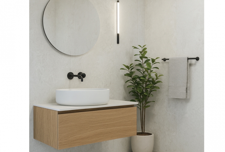 SPC Panel Antik White Mat 60x270