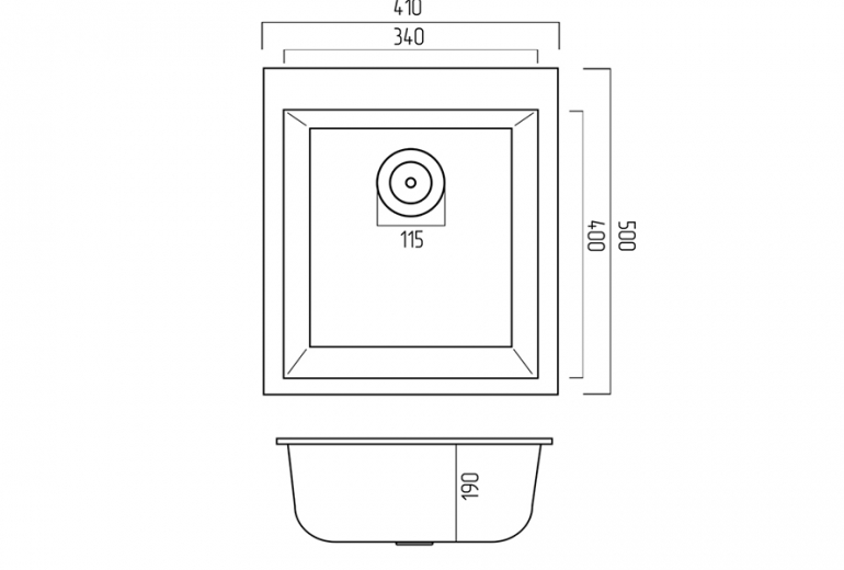 Sokil 41 grey sa sifonom