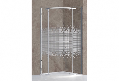 Tuš kabina Ardis 90x90x195 krom