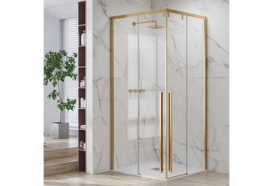 Tuš kabina Santorini 100 Gold  120x120