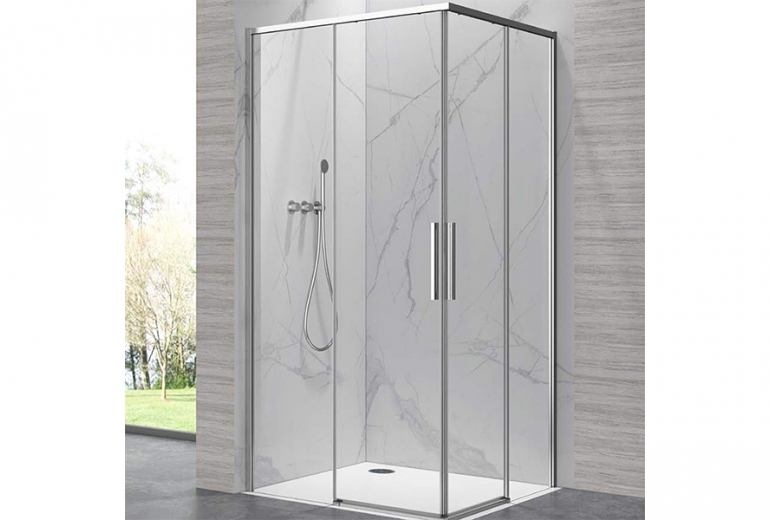 Tuš kabina Lea 100 krom 80x80