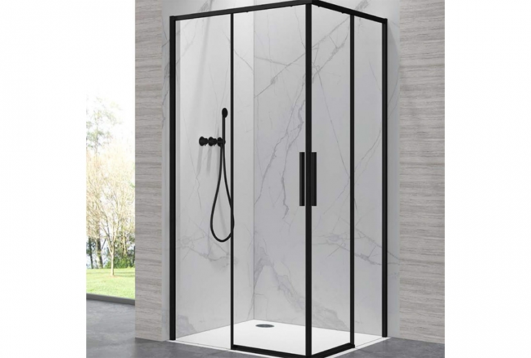 Tuš kabina Lea 100 Nero 70x80