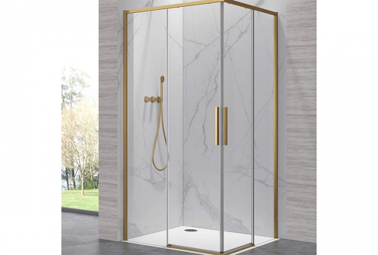 Tuš kabina Lea 100 Gold 80x90