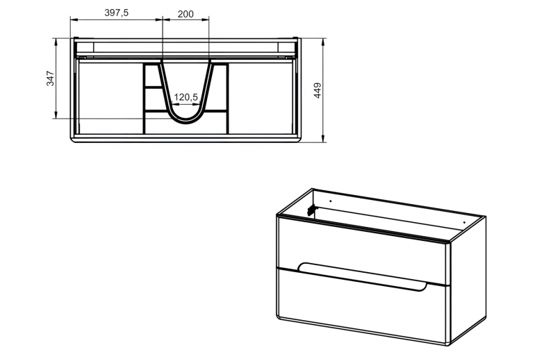 Onda 100 zidni Musgo - White