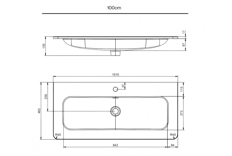 Onda 100 zidni Musgo - White