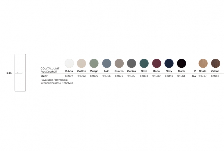 Ormar Onda zidni Musgo