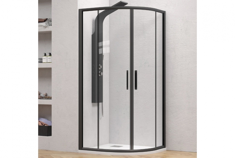 Tuš kabina Flora 200 Nero 90x90x190