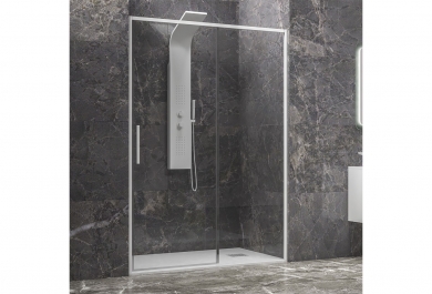 Tuš vrata Lea 400 White 130
