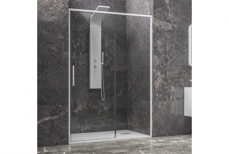 Tuš vrata Lea 400 White 150