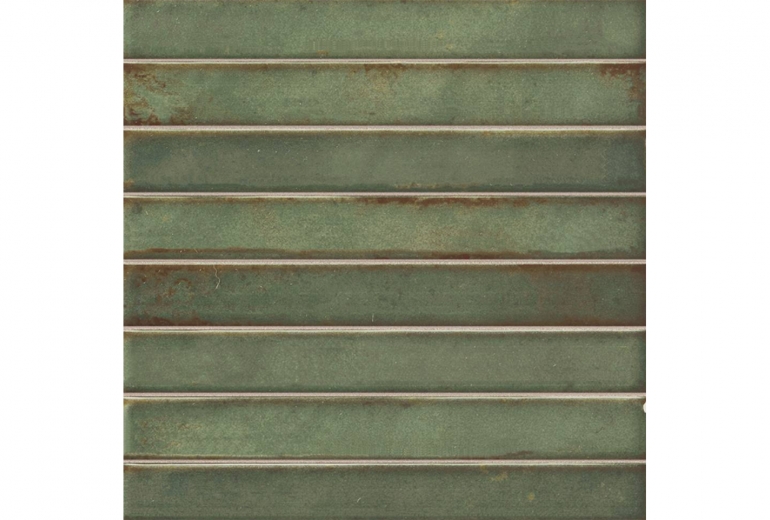 Brick Raku Emerald 35x35