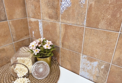 Kube Quinta Cotto Blue 45x45