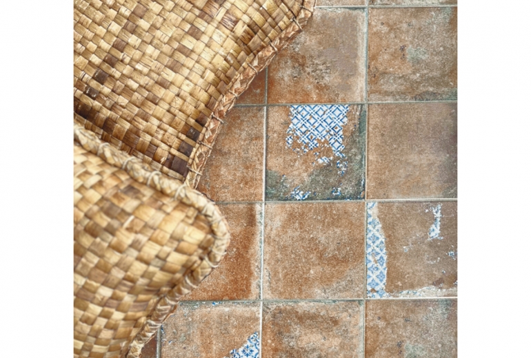Kube Quinta Cotto Blue 45x45