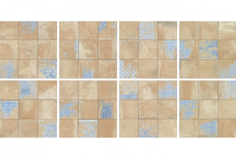 Kube Quinta Terra Blue 45x45