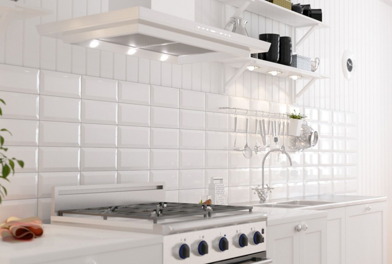 Metrotiles white gloss 10x20 6 mm