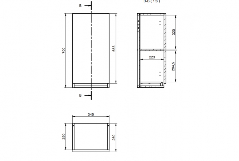 Ormarić Basic Cabinet Costa