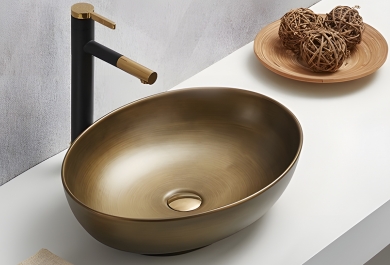 Umivaonik Kimic Oval 52 Bronze Mat