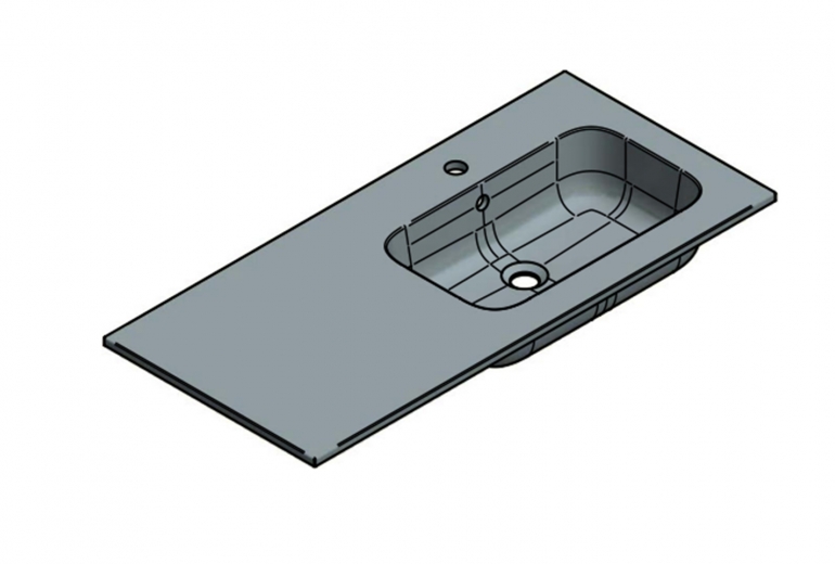 Umivaonik Hasvik 100 Right Basin