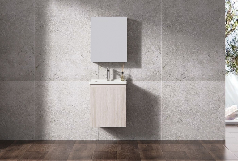 Ogledalo-ormarić Dyma 40 White Ash
